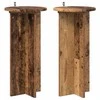 Augalų stovas 2 pcs Sendintos medienos 29,5 x 29,5 x 60 cm
