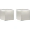 Augalų stovas 2 pcs Sidabrinė 40 x 40 x 40 cm Plienas