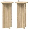 Augalų stovas 2 pcs Sonoma ąžuolas 29,5 x 29,5 x 60 cm