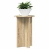 Augalų stovas 2 pcs Sonoma ąžuolas Ø40 x 60 cm Apdirbta mediena