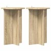 Augalų stovas 2 pcs Sonoma ąžuolas Ø40 x 60 cm Apdirbta mediena