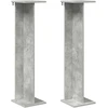 Augalų stovas 2 vnt. Betono pilka 25 x 25,5 x 100,5 cm