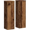 Stovai augalams, 2vnt., sendintos medienos, 17x17x60cm, mediena