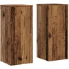 Stovai augalams, 2vnt., sendintos medienos, 30x30x70cm, mediena