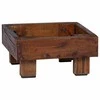 Augalų stovas 3 pcs Ruda Mahogany Medis