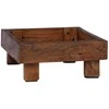 Augalų stovas 3 pcs Ruda Mahogany Medis