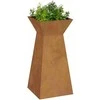 Stulpinis sodinukas 2 pcs Sidabro 35 x 35 x 73 cm
