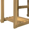 Augalų stovas Balta 85 x 30 x 114,5 cm Kietos akacijos mediena