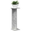 Augalų stovas Betono Pilka 25 x 25,5 x 80,5 cm Dirbtinė mediena