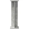 Augalų stovas Betono Pilka 25 x 25,5 x 80,5 cm Dirbtinė mediena