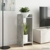 Augalų stovas su lentyna 2 pcs Betono Pilka 30 x 30 x 80 cm