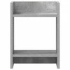 Augalų stovas su lentyna 2 pcs Betono Pilka 30 x 30 x 40 cm