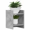 Augalų stovas su lentyna 2 pcs Betono Pilka 30 x 30 x 40 cm