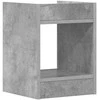 Augalų stovas su lentyna 2 pcs Betono Pilka 30 x 30 x 40 cm