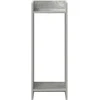 Augalų stovas su lentyna 2 pcs Betono Pilka 30 x 30 x 80 cm