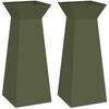 Stulpinis sodinukas 2 pcs Alyvuogių 40 x 40 x 100 cm