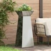 Stulpinis sodinukas 2 pcs Sidabro 40 x 40 x 100 cm