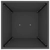 Stulpinis sodinukas Juoda 40 x 40 x 100 cm