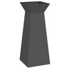 Stulpinis sodinukas Juoda 40 x 40 x 100 cm