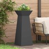Stulpinis sodinukas 2 pcs Juoda 40 x 40 x 100 cm