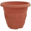Augalų vazonai 24 pcs Raudona plyta Ø 22 x 18 cm Plastmasė