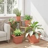 Augalų vazonai 24 pcs Raudona plyta 28,5 x 28,5 x 22 cm