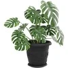 Augalų vazonai 6 pcs Juoda Ø 34 x 28 cm Plastmasė