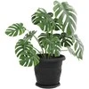 Augalų vazonai 6 pcs Juoda Ø 30 x 25 cm Plastmasė