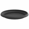 Augalų vazonai 6 vnt. Juoda Ø 30 x 25 cm Plastmasė
