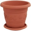 Augalų vazonai 6 pcs Raudona plyta Ø 22 x 18 cm Plastmasė