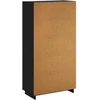 Aukšta komoda Juoda 79 x 41 x 151 cm Apdirbta mediena