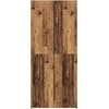 Aukštas spintelė 2 pcs Senas medis 80 x 42 x 185 cm