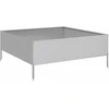 Aukštas sodo lovelis, 100x100x25cm, galvanizuotas plienas