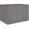 Aukštas sodo lovelis, 120x80x80cm, Corten plienas