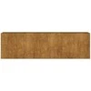 Aukštas sodo lovelis, 280x40x80cm, Corten plienas