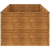 Aukštas sodo lovelis, 290x100x69cm, Corten plienas