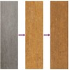 Aukštas sodo lovelis, 360x80x40cm, Corten plienas