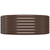 Aukštas sodo lovelis, rudas, 175x100x36cm, plienas