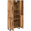 Aukštas spintelė 2 pcs Senovinis medis 69,5 x 34 x 180 cm