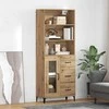 Aukštas spintelė Amatininkų ąžuolas 69,5 x 34 x 180 cm