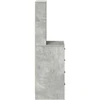 Aukštas spintelė Betono pilka 40 x 41 x 135 cm Apdirbta mediena