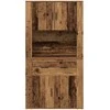 Highboardas Sena mediena 80 x 33 x 150 cm Apdirbta mediena