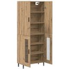 Aukštas spintelė 2 pcs Senovinis medis 69,5 x 34 x 180 cm