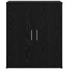 Kabalas 2 pcs Juodas ąžuolas 60 x 31 x 70 cm Apdirbta mediena