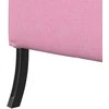 Aukštos nugaros sofa 101cm Rožinė audinys