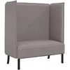 Aukštos nugaros sofa 101cm Taupe audinys