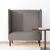Aukštos nugaros sofa 101cm Taupe audinys