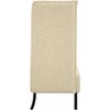 Aukštos nugaros sofa 101cm Kreminė audinys