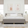 Kiemas lova su pagalve Tortora 180 x 200 cm audinys