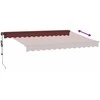 Automatinė ištraukiama markizė, bordo spalvos, 350x250cm